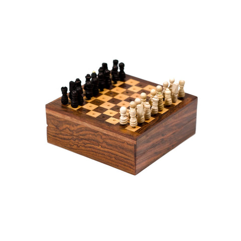 Rosewood Travel Chess Game - India