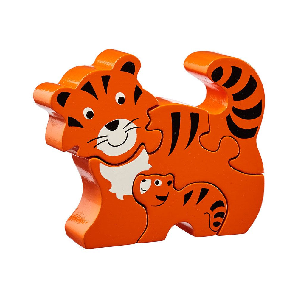 Lannke Kade - Wooden Tiger & Cub Jigsaw Puzzle - Sri Lanka