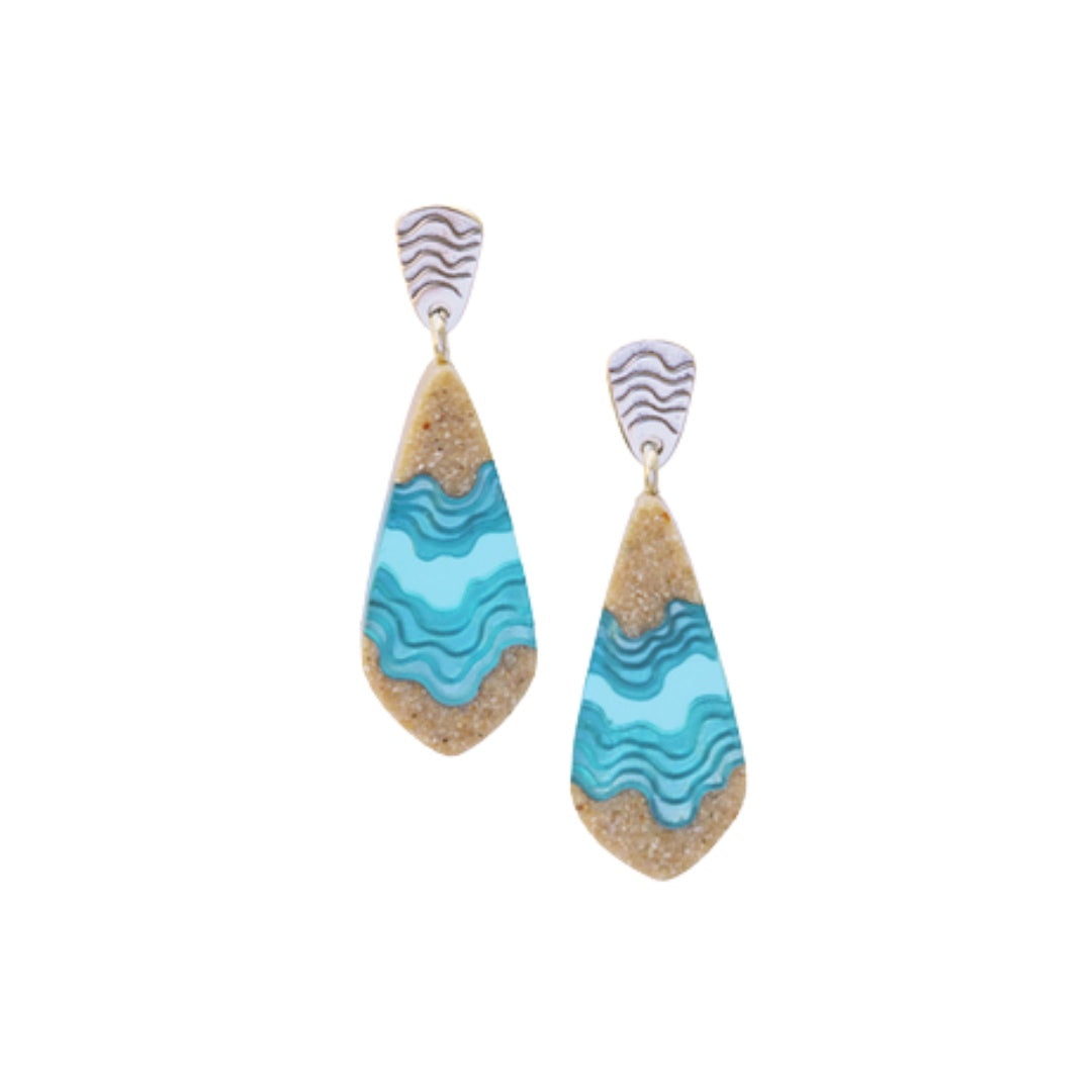 BoldB - Gorge Earrings - Aqua - Philippines