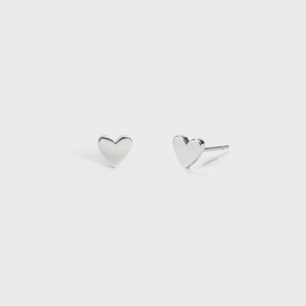 Eden - Committed Post Earrings - White  Gold - Asia