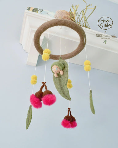 Tara Treasures x May Gibbs - Gumnut Baby Cot Mobile - Nepal