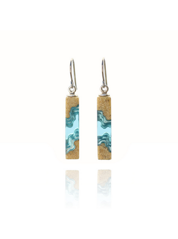 BoldB - Strait Earrings - Aqua - Philippines