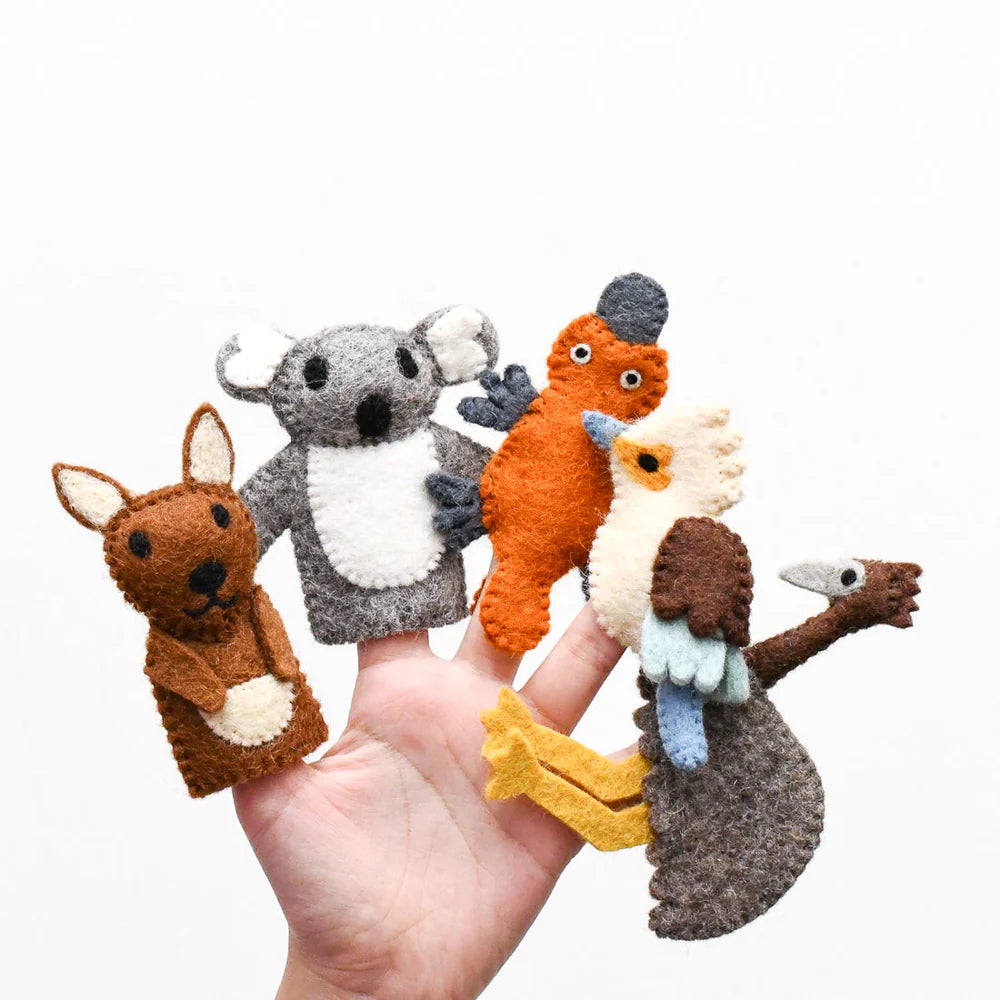 Tara Treasures - Finger Puppet Set - Native Animals - Nepal