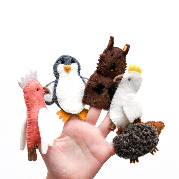 Tara Treasures - Finger Puppet Set - Native Animals - Nepal