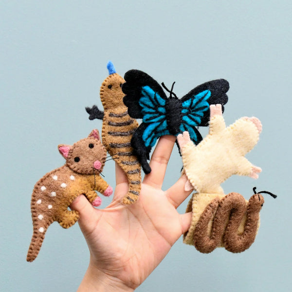 Tara Treasures - Finger Puppet Set - Native Animals - Nepal