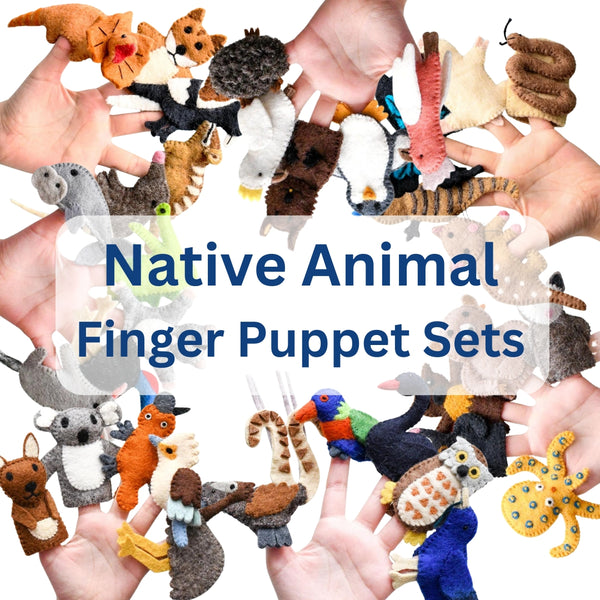 Tara Treasures - Finger Puppet Set - Native Animals - Nepal