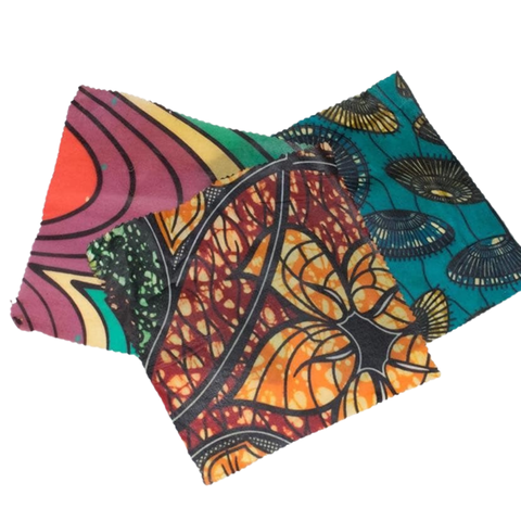 Afribeads - Beeswax Wraps - Set of 2 - Uganda