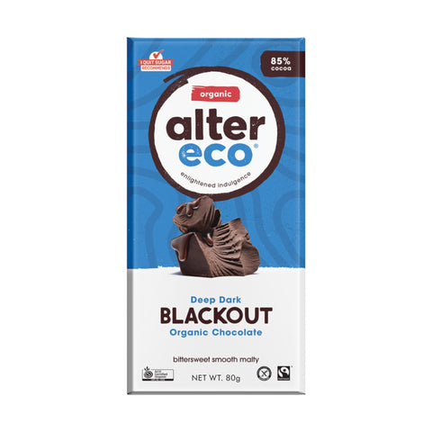 Alter Eco Chocolate Bar - Dark Blackout