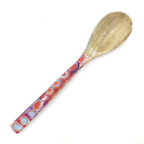 Better World Arts - Wood Serving Spoon - Murdie Nampijinpa Morris - India