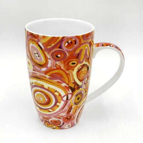 Better World Arts - Bone China Mug - Cedric Varcoe - Warm Design - China