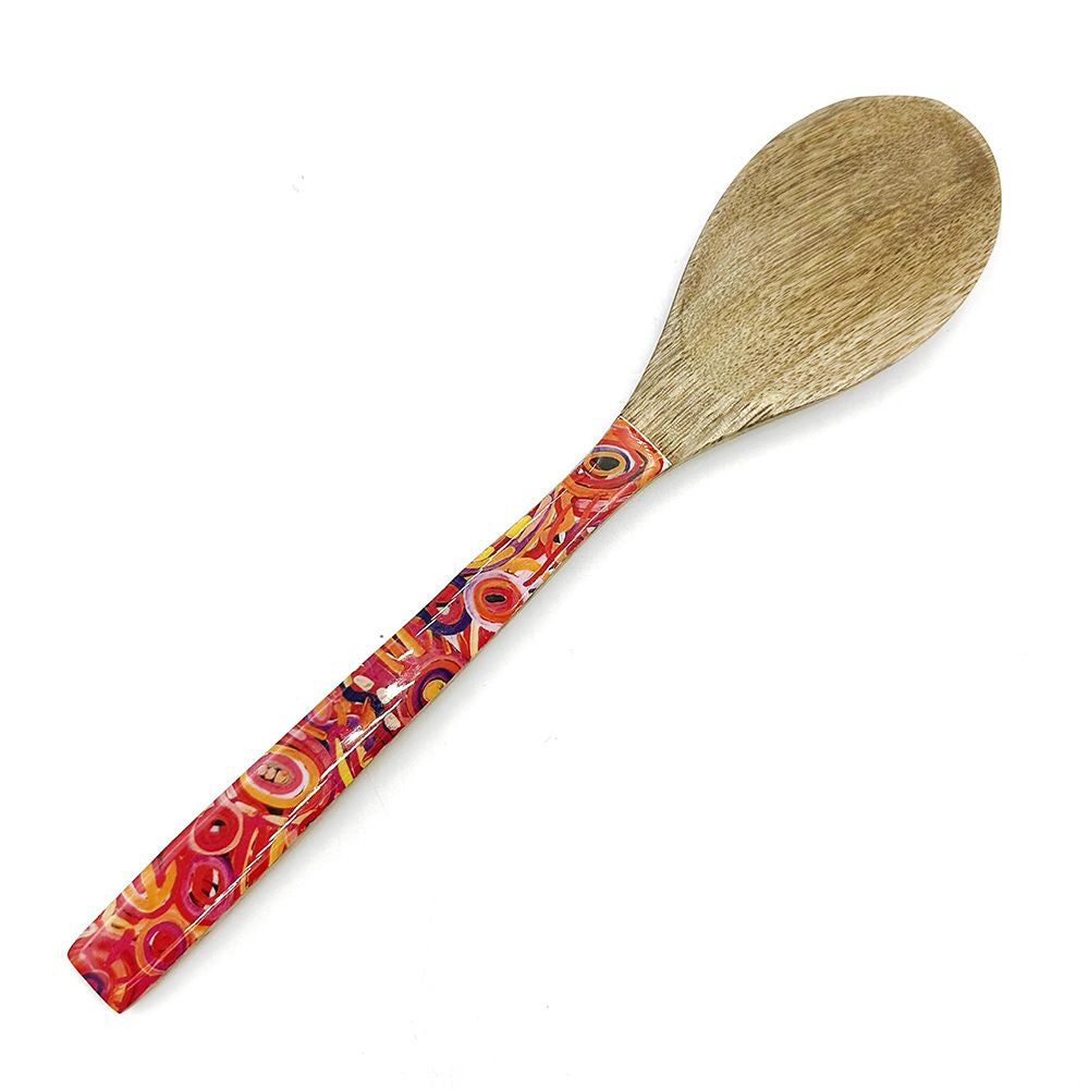 Better World Arts - Wood Serving Spoon - Cedric Varcoe - Warm Design - India