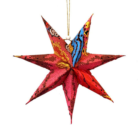 Better World Arts - Handmade Paper Star - Aborignal Artists -  India