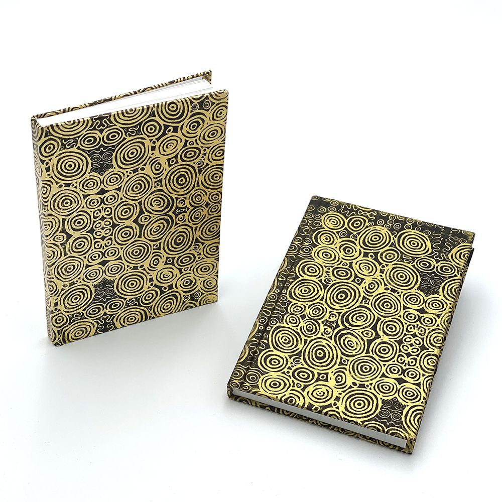 Better World Arts - Glitter Lined Notebook -  Nelly Patterson  - India