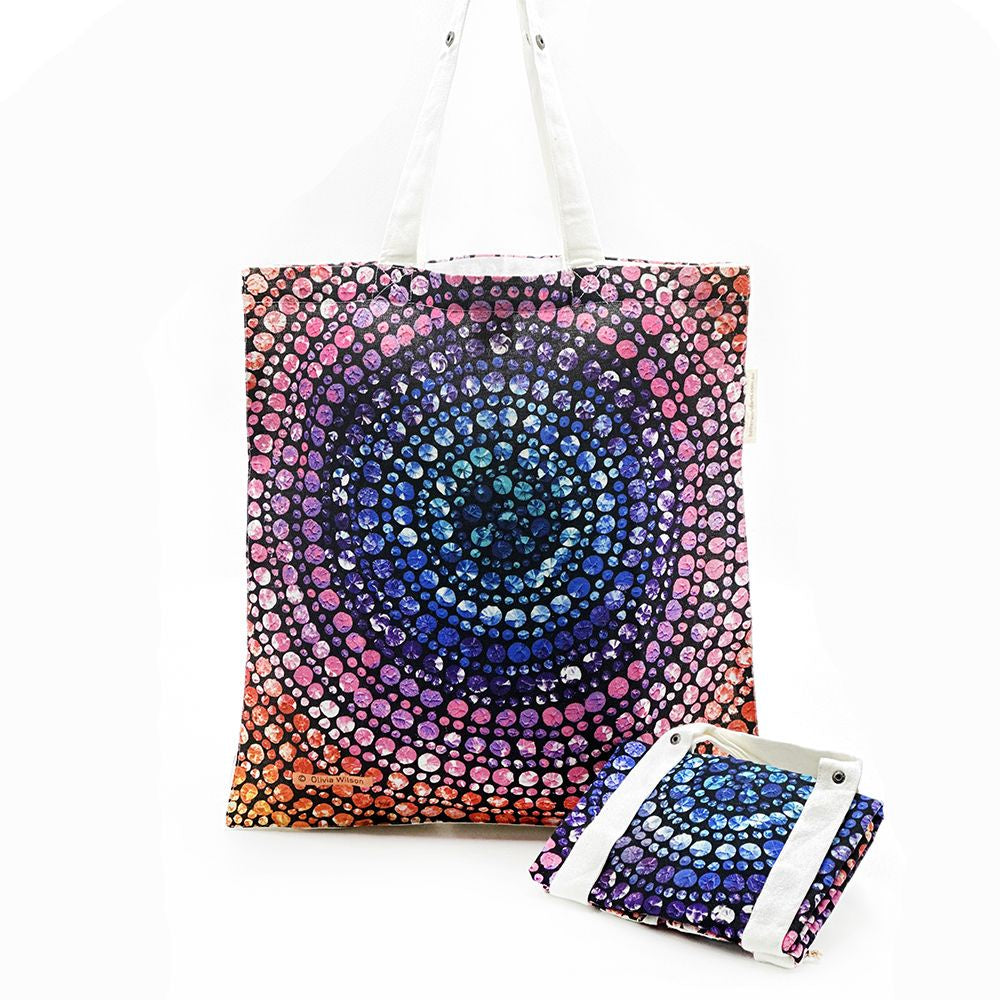 Better World Arts - Cotton Foldable Shopping Bag - Olivia Wilson  - India