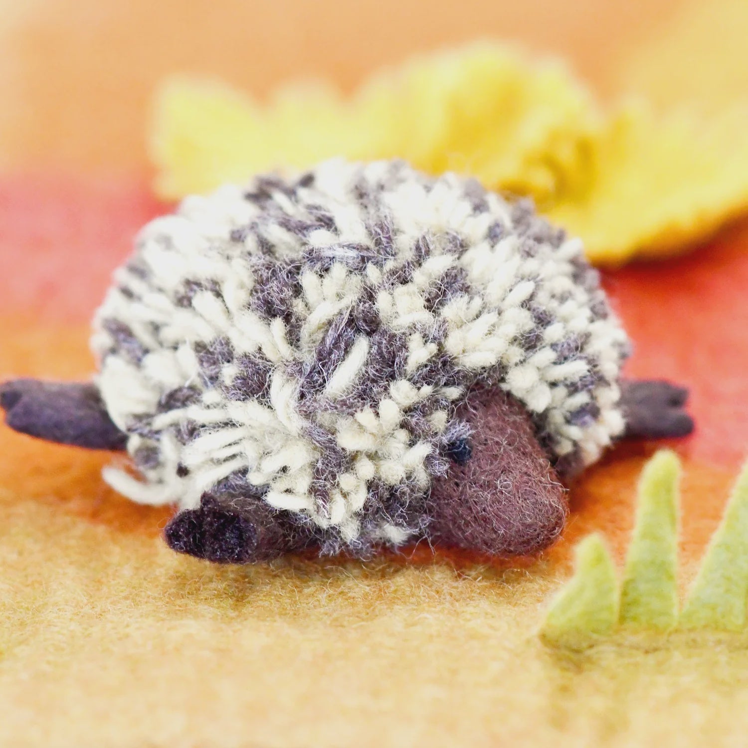 Tara Treasures - Felt Toy Echidna - Nepal