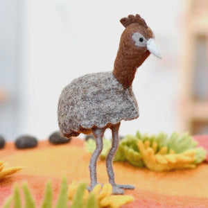 Tara Treasures - Felt Toy Emu - Nepal