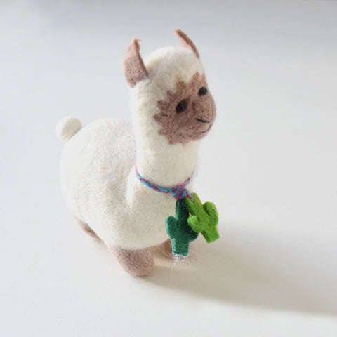 Tara Treasures - Big Felt Llama - Nepal