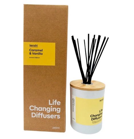 Kenshi - Caramel & Vanilla Diffuser - 240ml - Australia