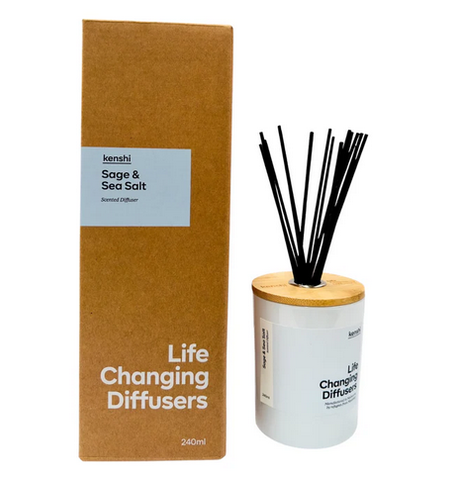 Kenshi - Sage & Sea Salt Diffuser - 240ml - Australia