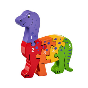 1-5 Wooden Dinosaur Jigsaw - Sri Lanka